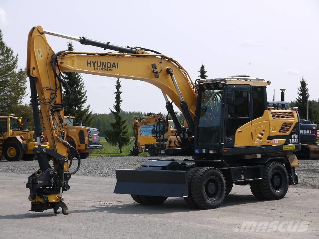 Hyundai HW 180 Excavadoras de ruedas