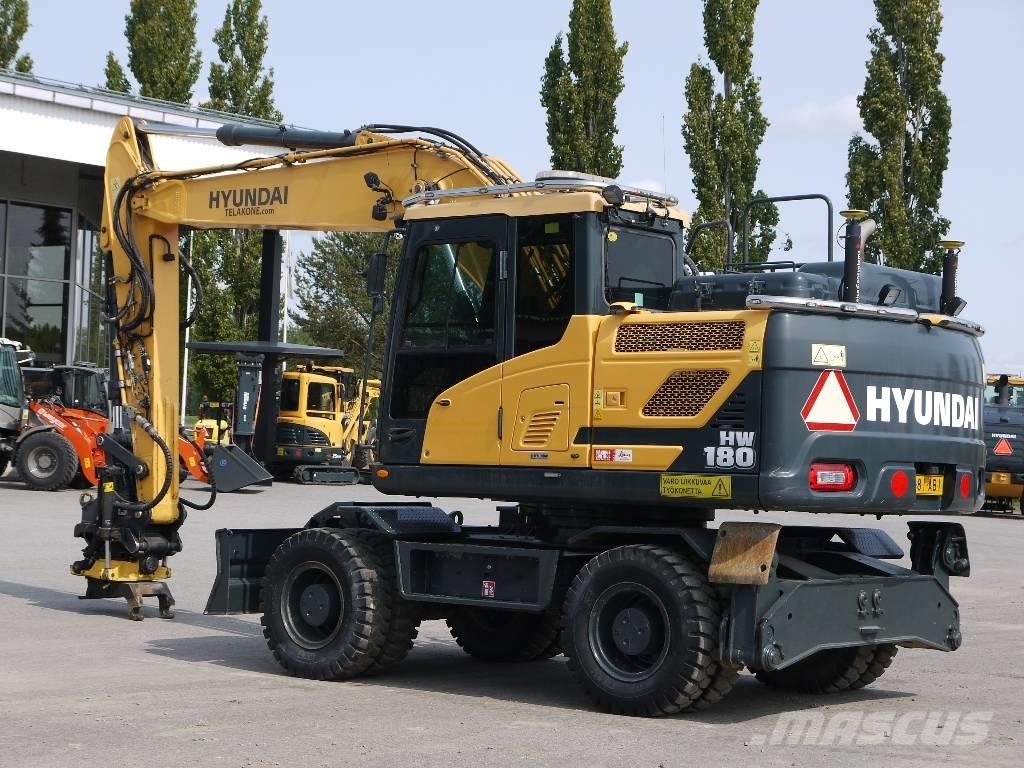 Hyundai HW 180 Excavadoras de ruedas