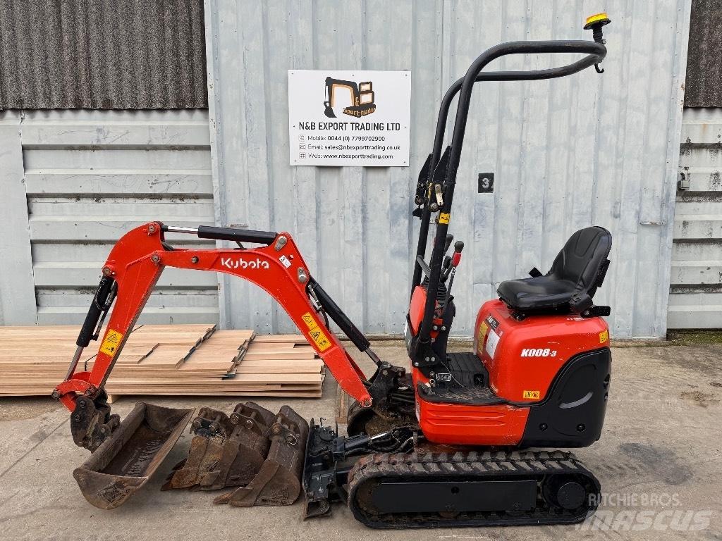 Kubota K 008 Miniexcavadoras