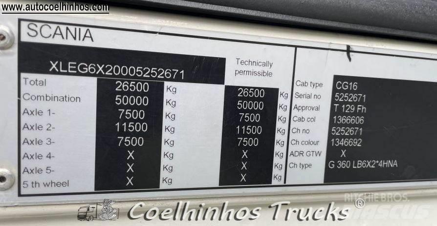 Scania G 360 Camiones con chasís y cabina