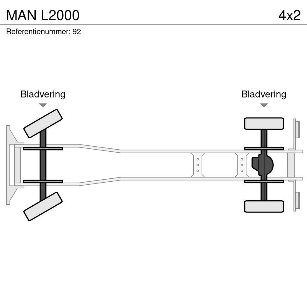 MAN L2000 Camiones con caja de remolque