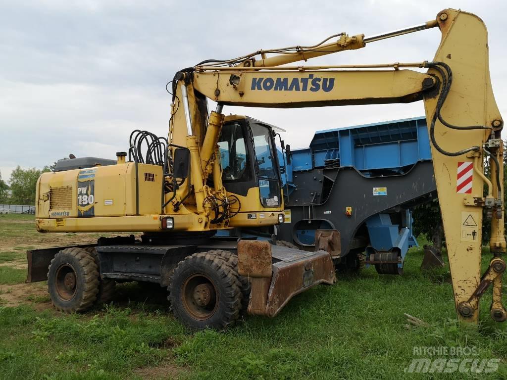 Komatsu PW 180 Excavadoras de ruedas