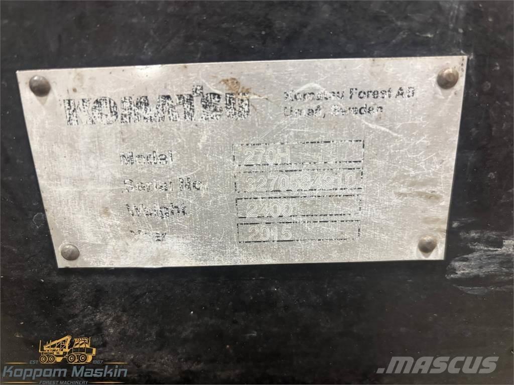 Komatsu 270H Grúas cosechadoras