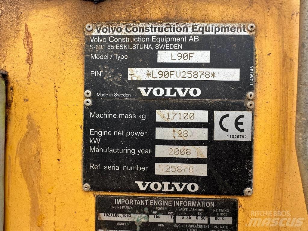 VOLVO L90F Cargadoras sobre ruedas