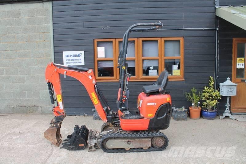 Kubota K 008-3 Miniexcavadoras