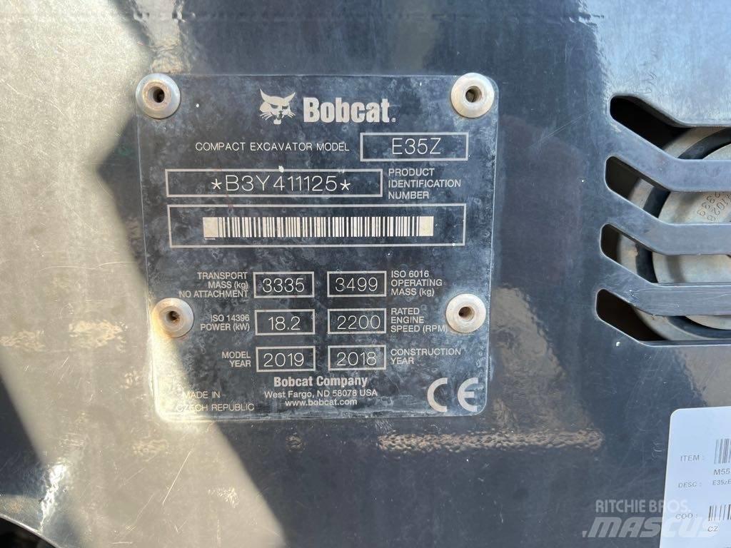 Bobcat E35Z Excavadoras sobre orugas