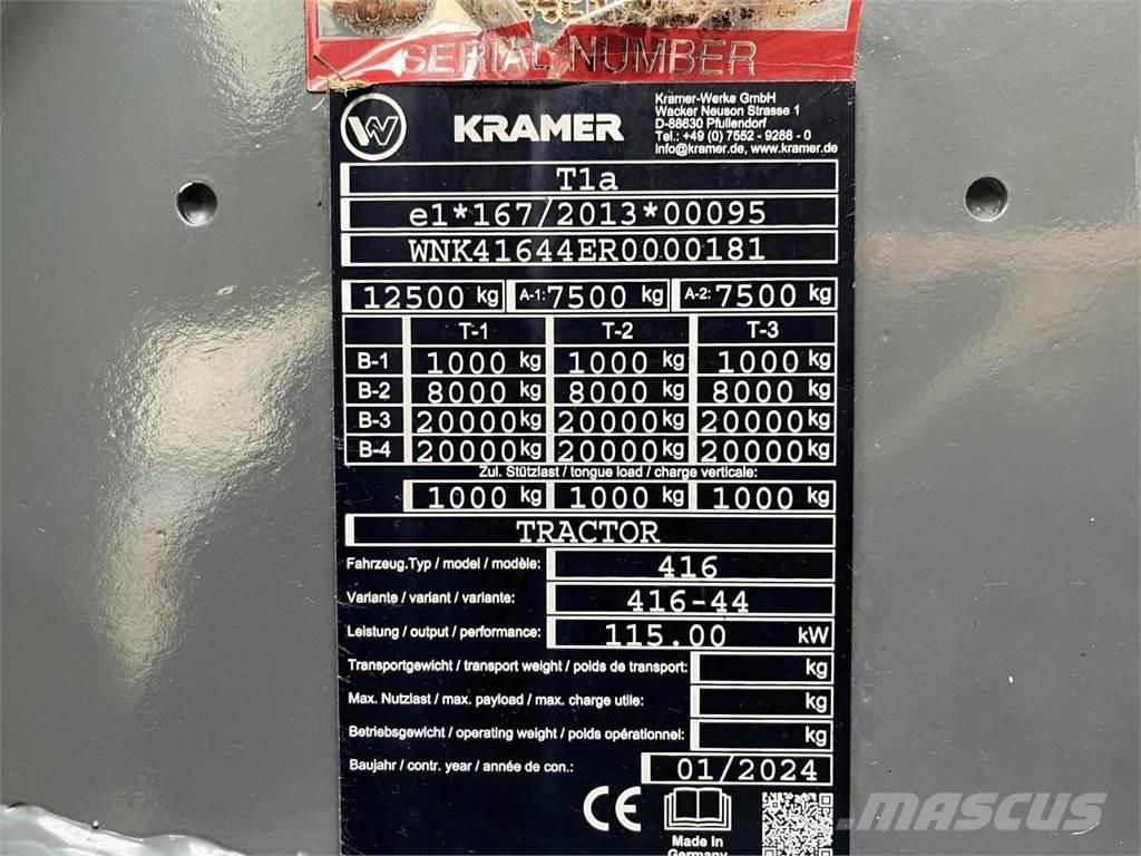 Kramer KT557 Manipuladores telescópicos agrícolas