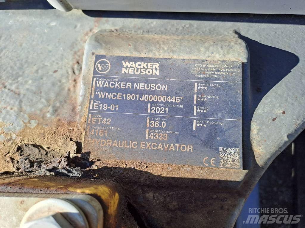 Wacker Neuson ET42 Excavadoras sobre orugas