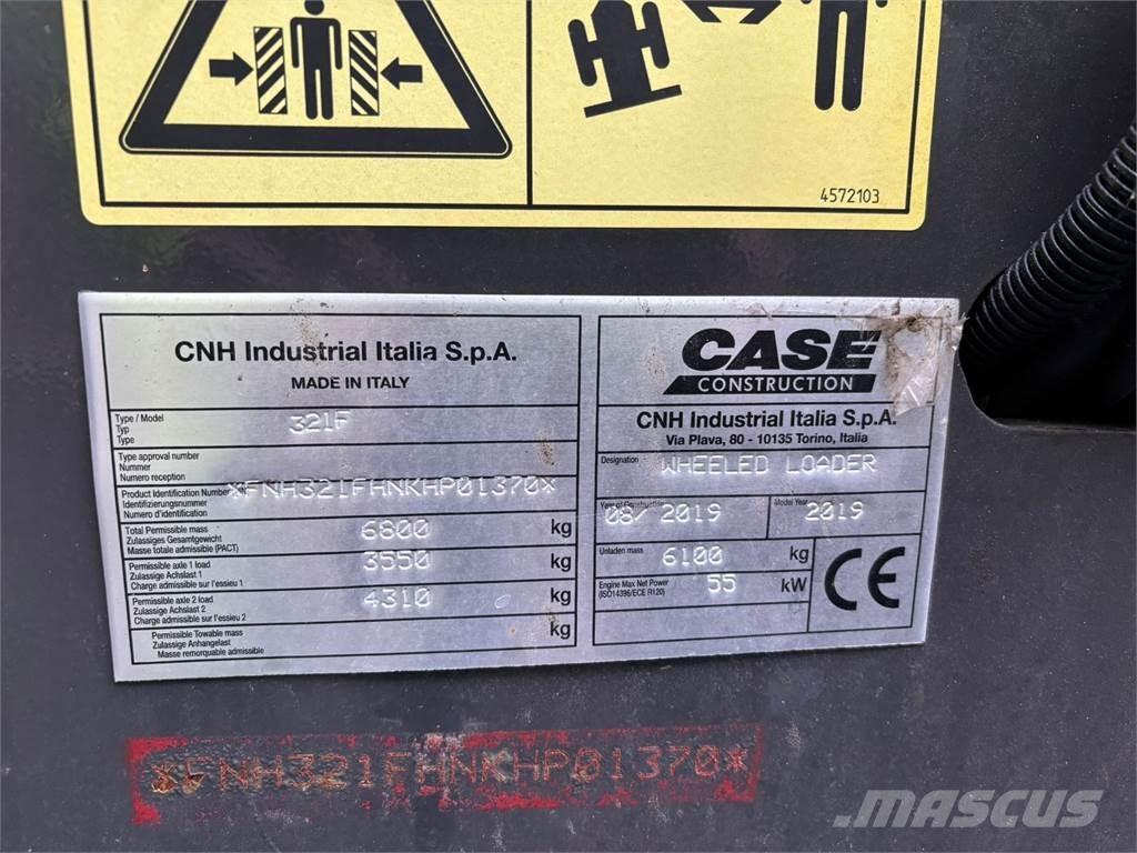 CASE 321f Cargadoras sobre ruedas