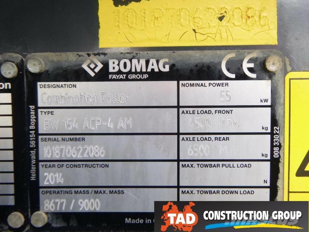 Bomag BW 154 AC Rodillos de doble tambor