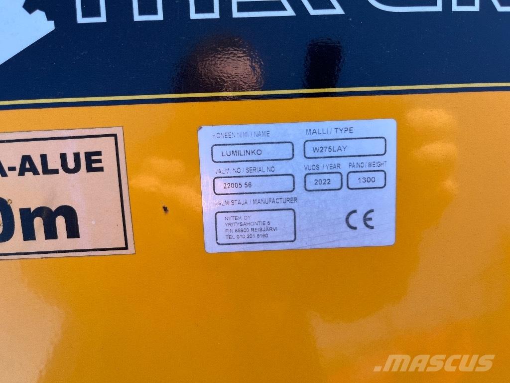 Wieska 275 LAY Fresadoras quitanieve