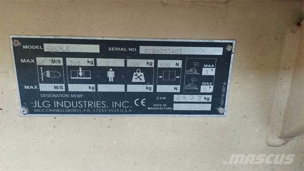 JLG 4069LE Plataformas tijera