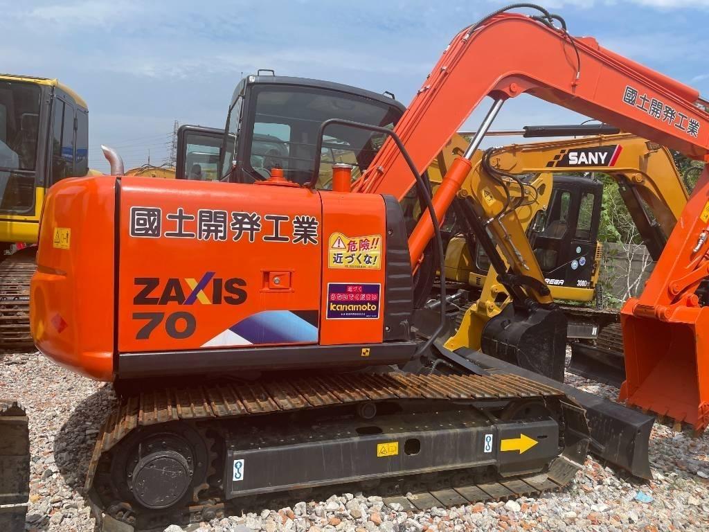 Hitachi ZX 70 Excavadoras sobre orugas