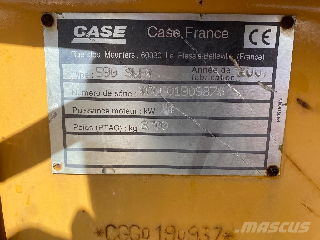 CASE 590 SLE Retrocargadoras