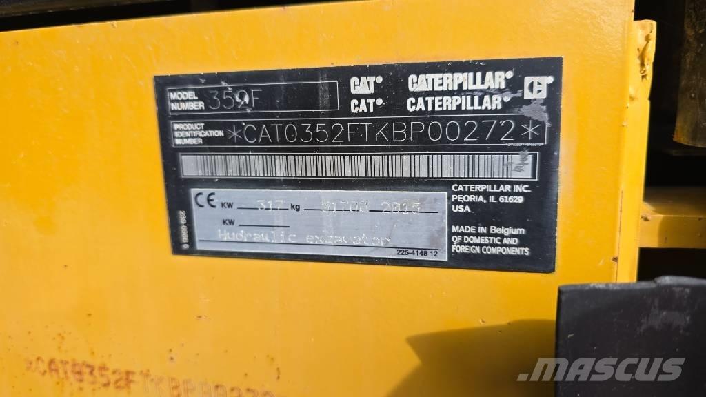 CAT 352 F Excavadoras sobre orugas