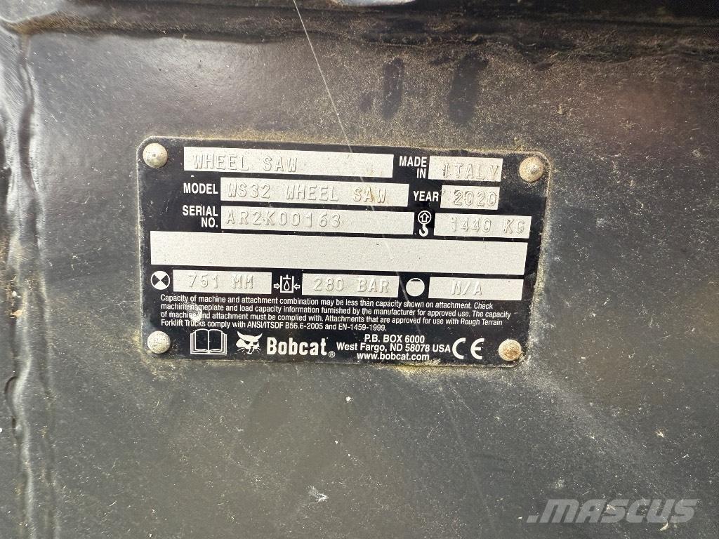 Bobcat WS 32 Otros componentes