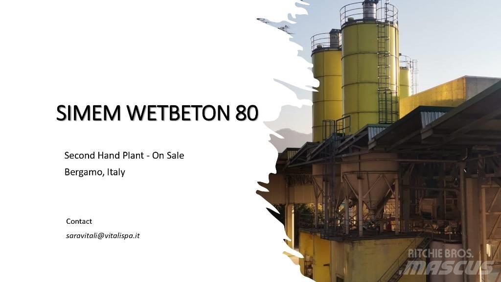  SIMEM WETBETON 80 Plantass dosificadoras de concreto