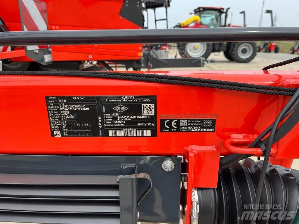 Kuhn GA 7501 Rastrilladoras y rastrilladoras giratorias