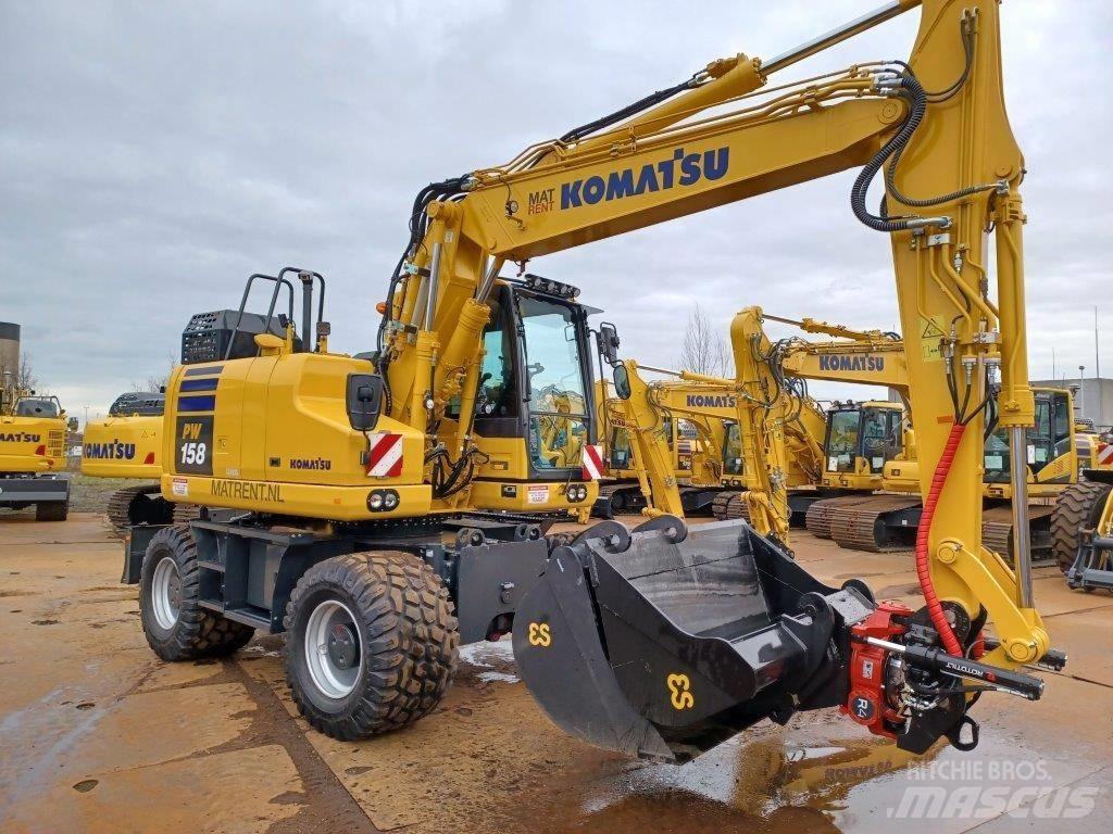 Komatsu PW158-11E0 Excavadoras de ruedas