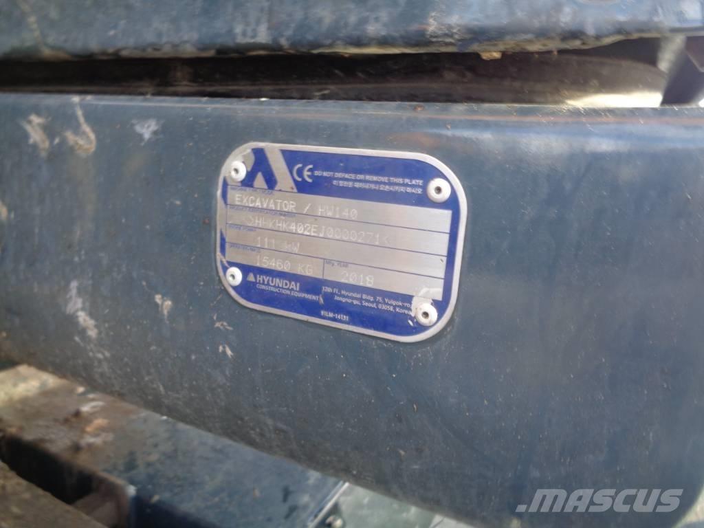 Hyundai HW 140 Excavadoras de ruedas