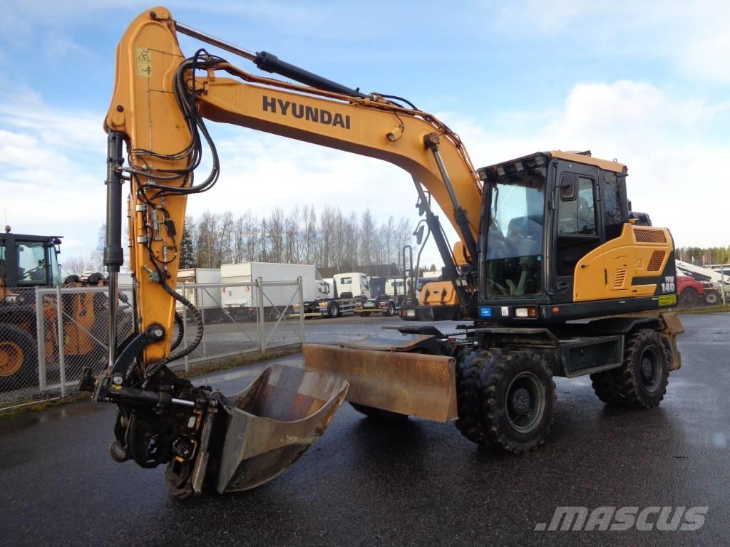 Hyundai HW 140 Excavadoras de ruedas