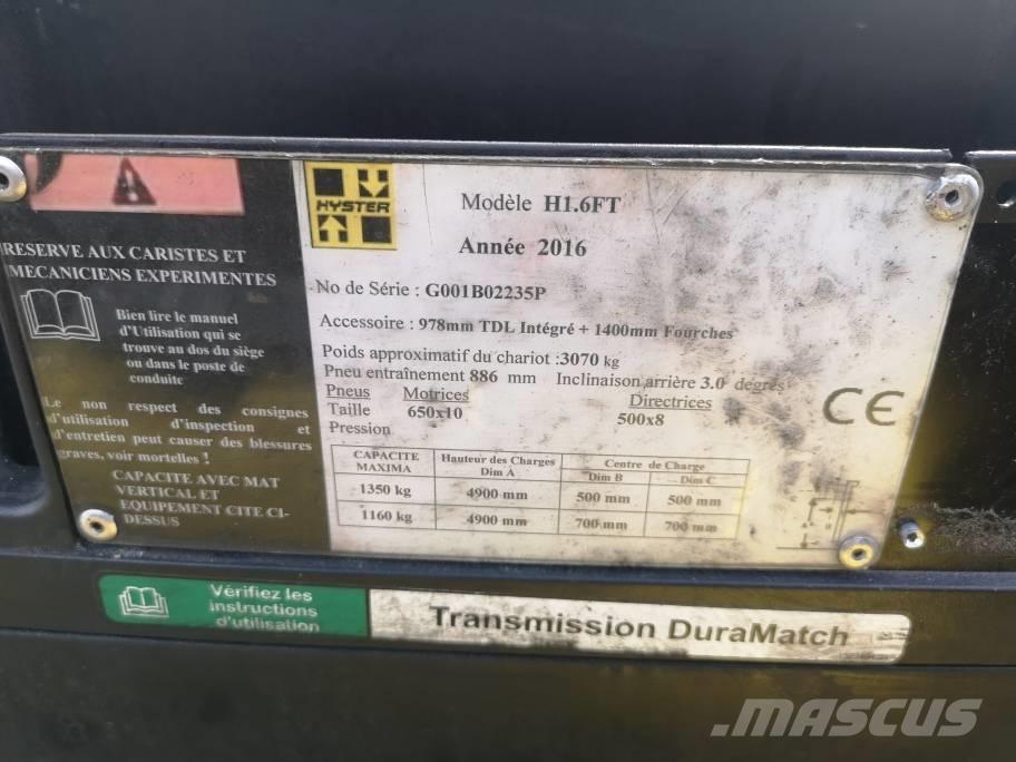 Hyster H 1.6 FT Camiones LPG