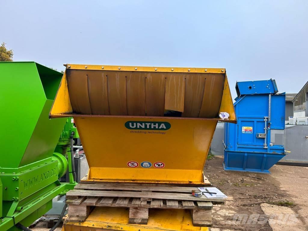 Untha RS50 Feed Hood Motores y engranajes