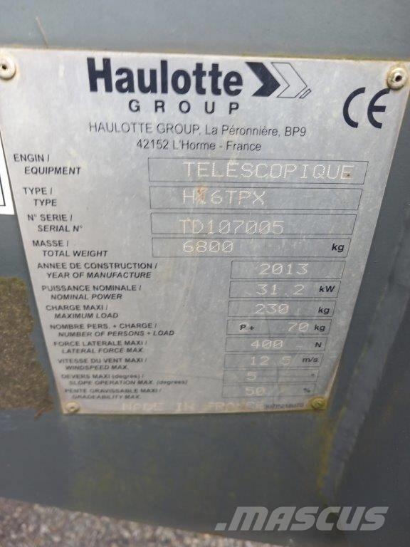 Haulotte H 16 TPX Plataformas con brazo de elevación telescópico