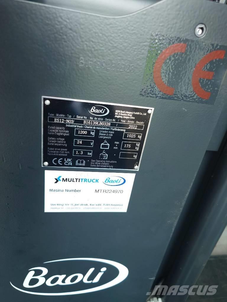 Baoli ES12-N03 Montacargas manual