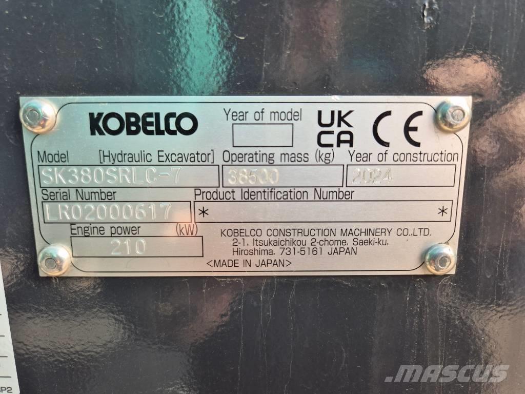 Kobelco SK380SRLC Excavadoras sobre orugas