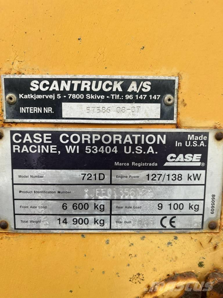 CASE 721 D Cargadoras sobre ruedas