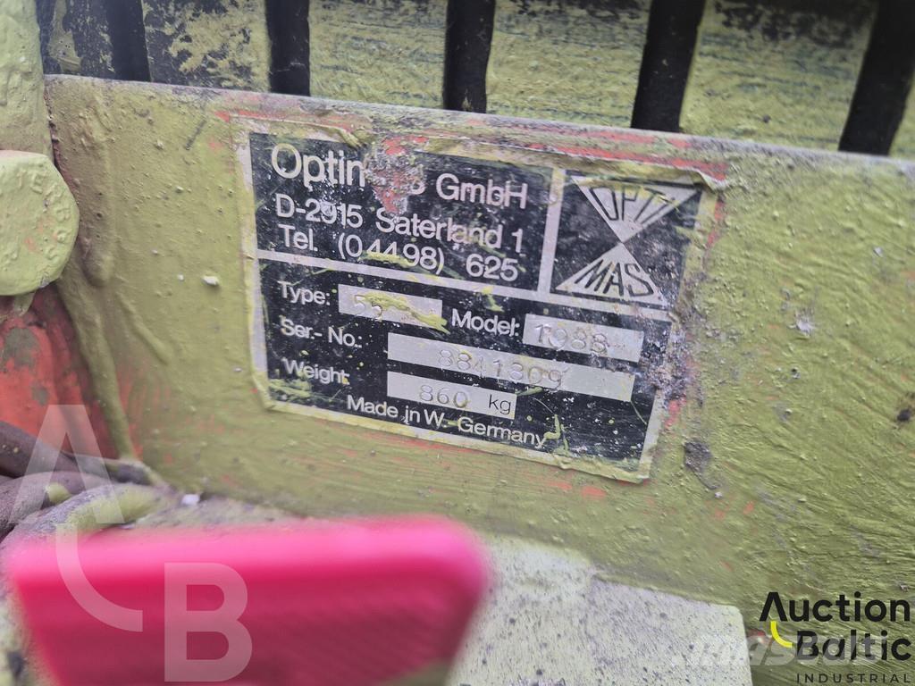 Optimas 55 Maquinaria de elevación y colocación