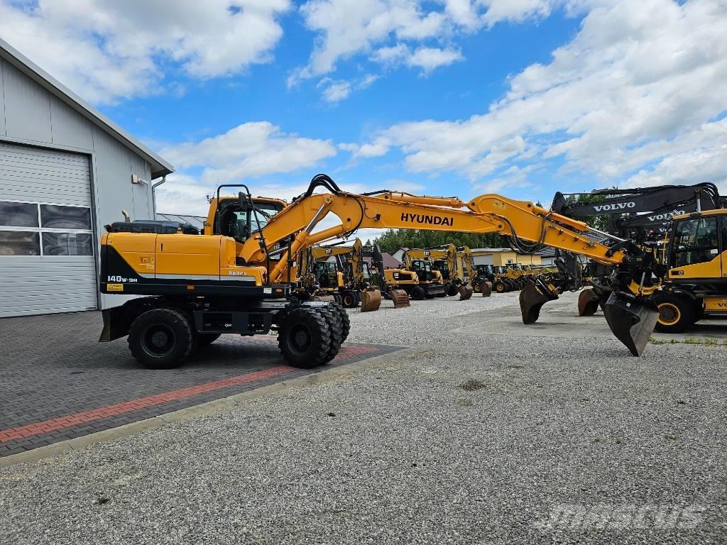 Hyundai 140 W 9 A Excavadoras de ruedas