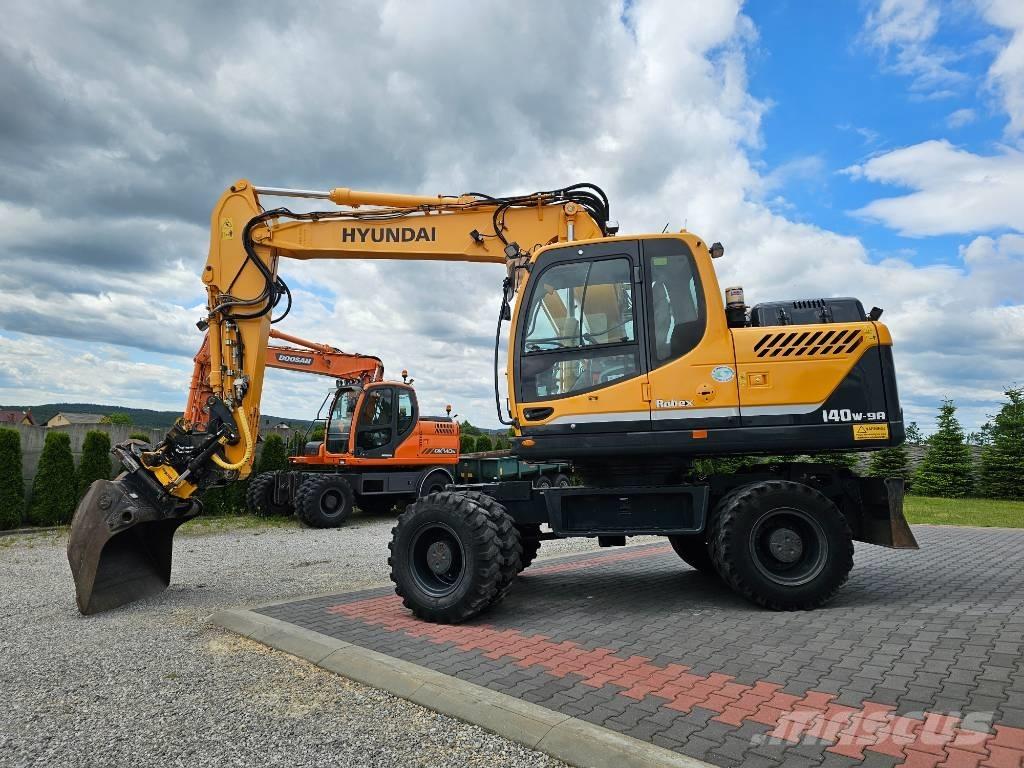 Hyundai 140 W 9 A Excavadoras de ruedas