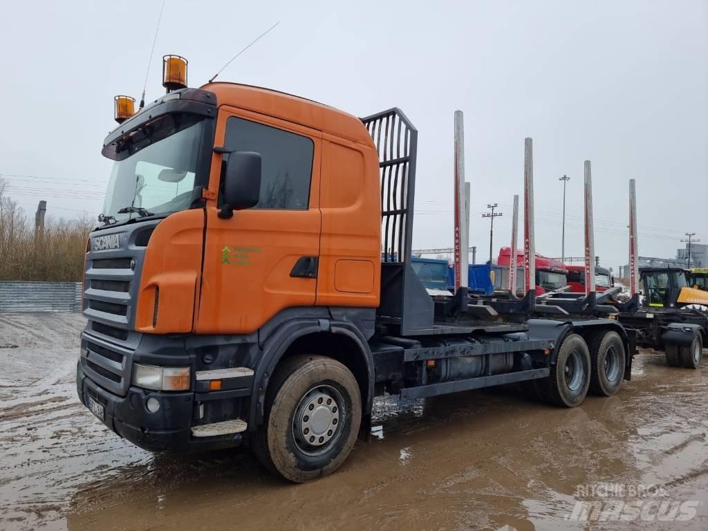 Scania R 580 Transportes de madera