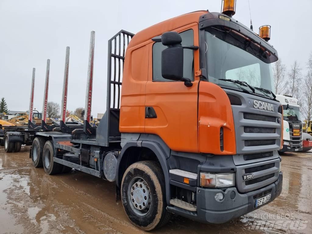 Scania R 580 Transportes de madera