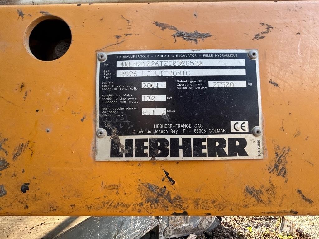 Liebherr R 926 LC NL Excavadoras de largo alcance