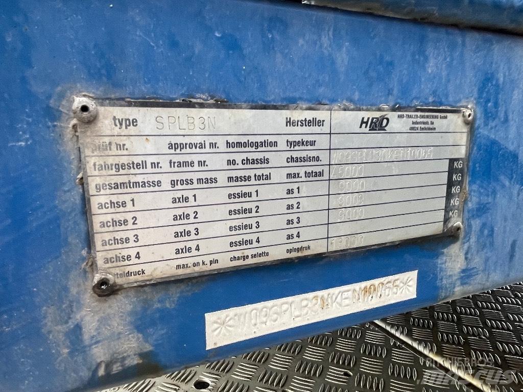 HRD Platform Semirremolques de plataformas planas/laterales abatibles