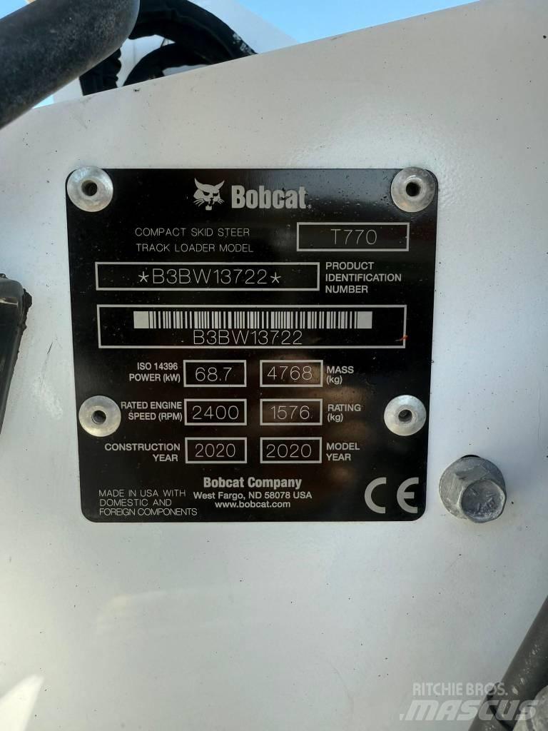 Bobcat T 770 Cargadoras sobre orugas