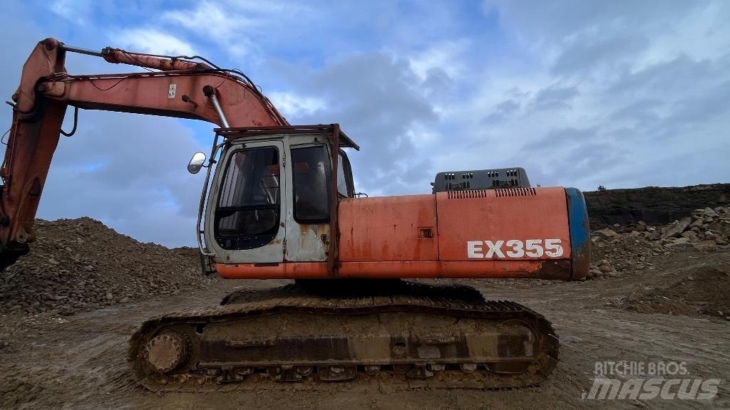 Hitachi EX 355 Excavadoras sobre orugas