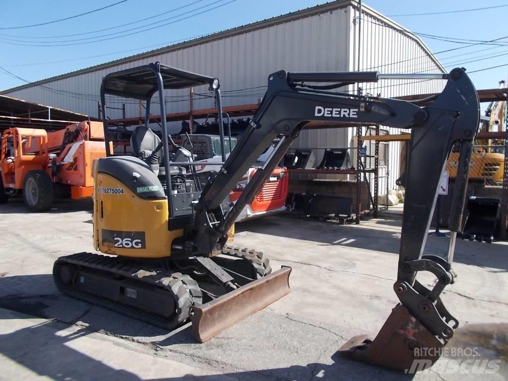 John Deere 26G Miniexcavadoras