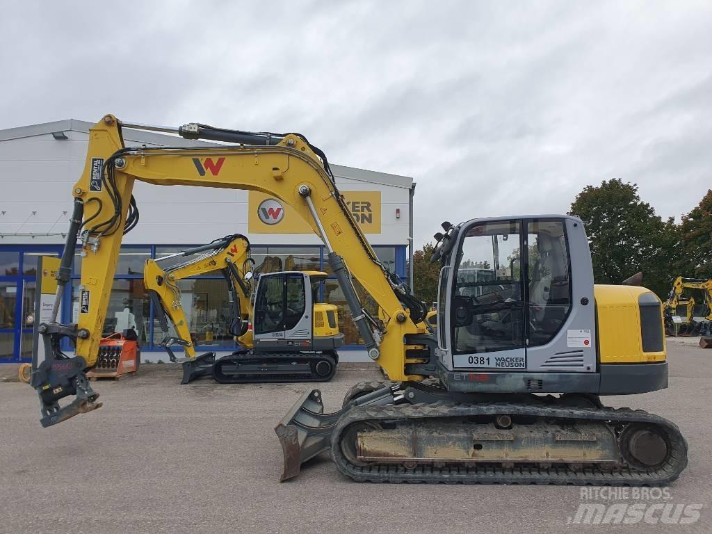 Wacker Neuson ET145 Excavadoras sobre orugas