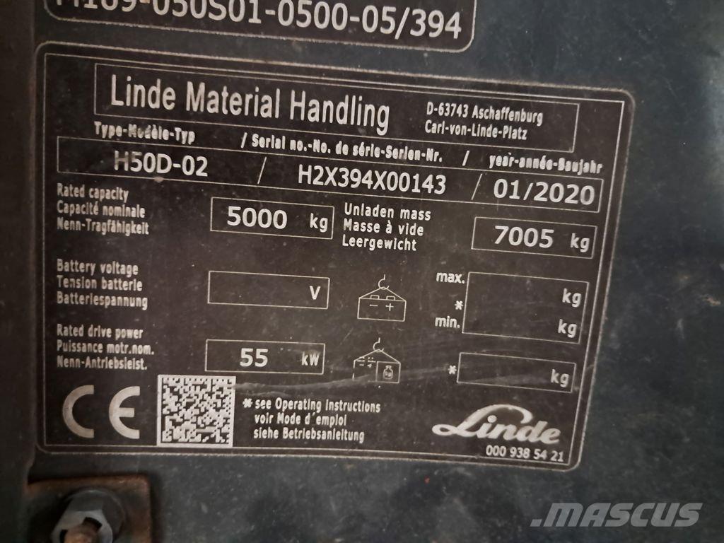 Linde H50D-02 Camiones diesel