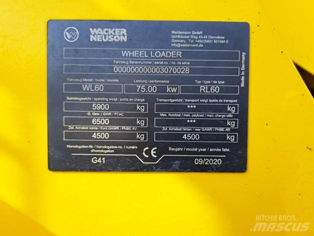 Wacker Neuson WL60 Cargadoras sobre ruedas