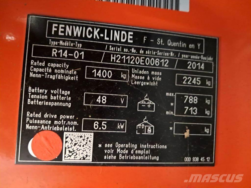 Linde R14-01 Montacargas de alcance de gran altura