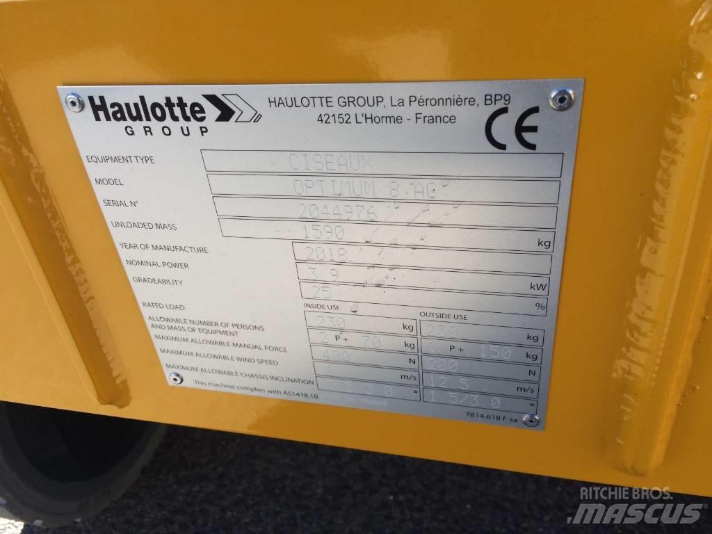 Haulotte Optimum  8 Plataformas tijera