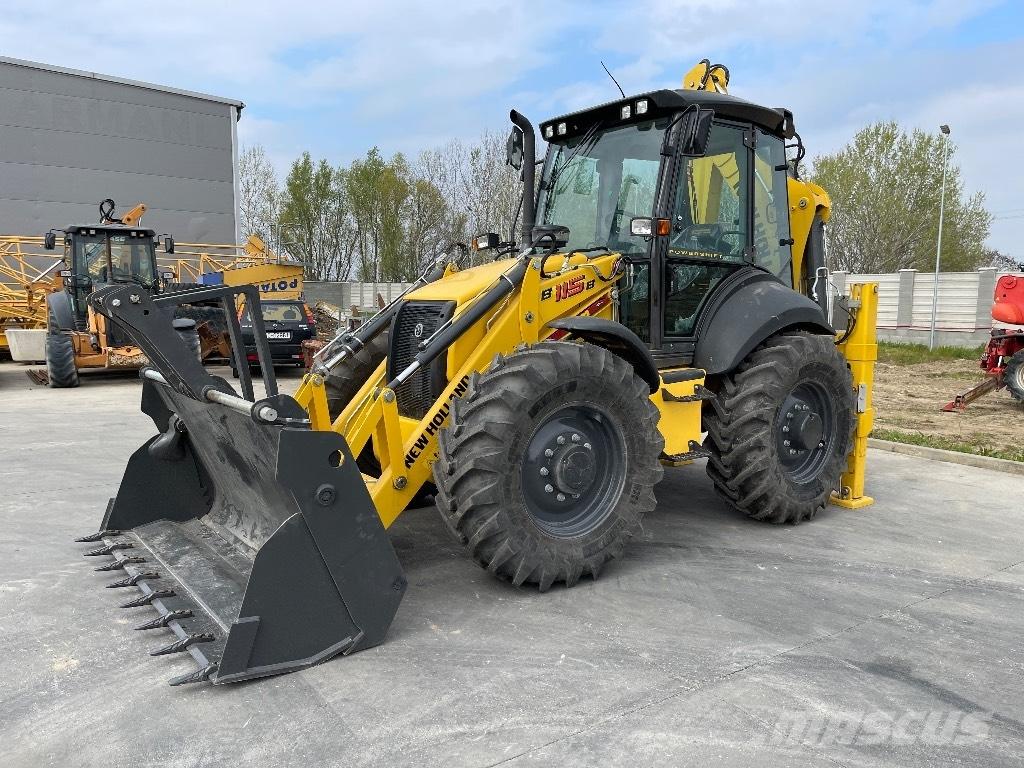 New Holland B 115 B Retrocargadoras