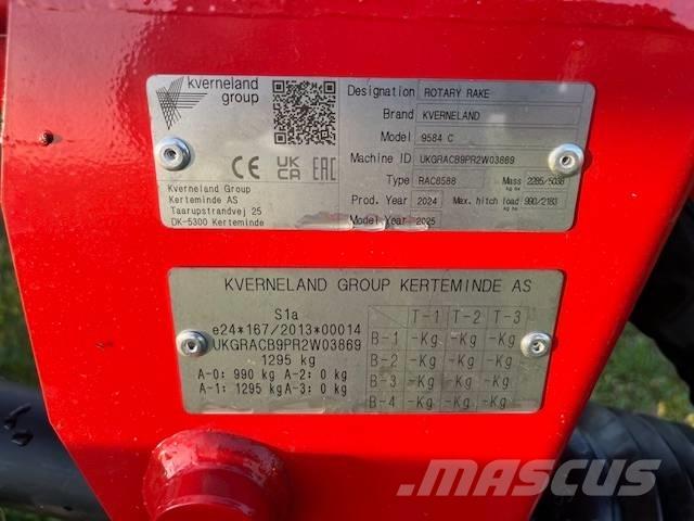 Kverneland 9584 C Segadoras hileradoras