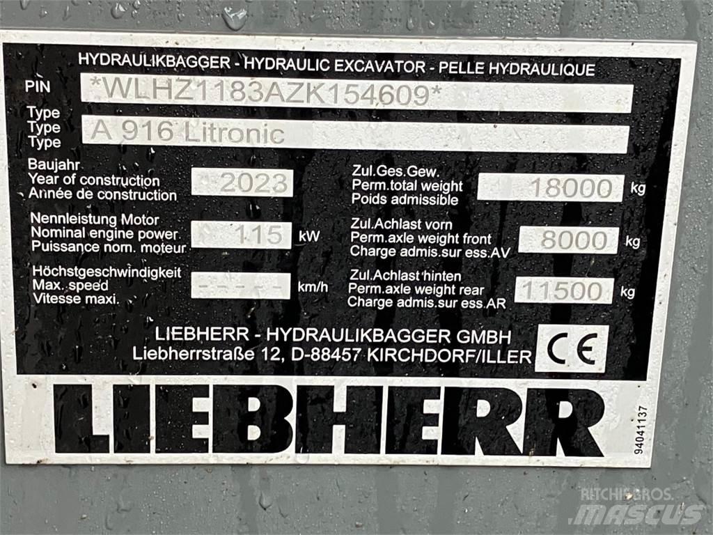 Liebherr A916 Excavadoras de ruedas