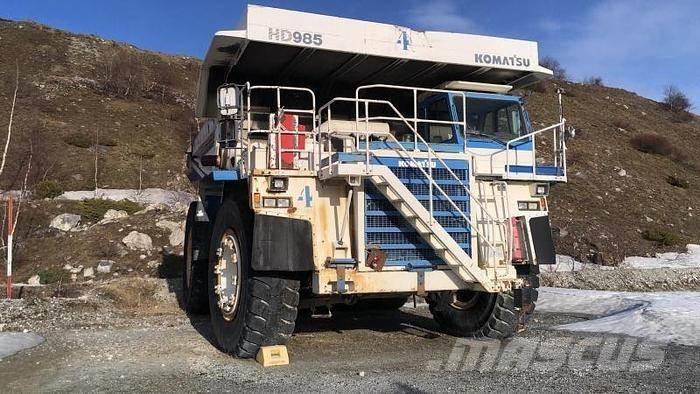 Komatsu HD985 Camiones de volteo rigidos